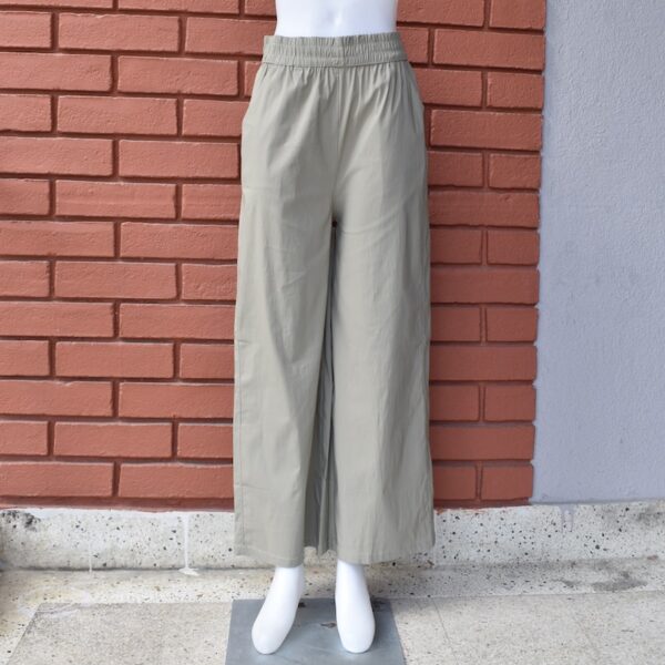 P2001BrownTwillFlarePlazo