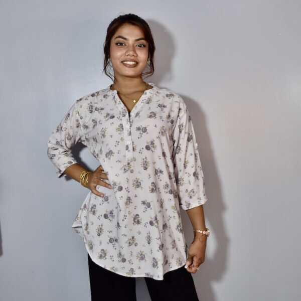 P3010GrayPrintedTops