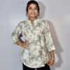 P3010GreenPrintedTops