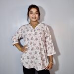 P3010PinkPrintedTops