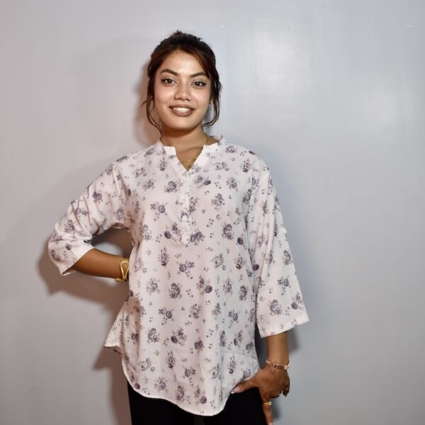 P3010PurplePrintedTops